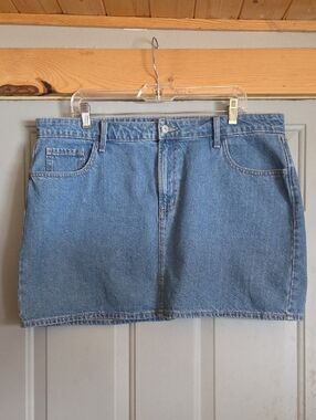 Denim Mini Skirt